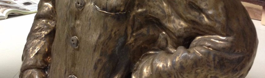Keramikglasur Bronze hochgebrannt